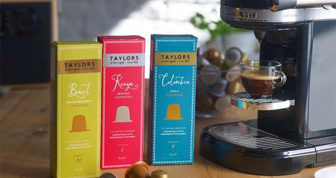 Taylors of Harrogate enters coffee pod market with new range of espressos