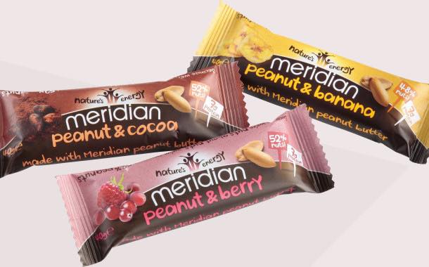 Meridian Foods add three new nut snack bar variants