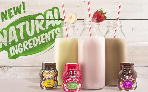 MilkSplash extends kids' dairy flavourings with new natural line
