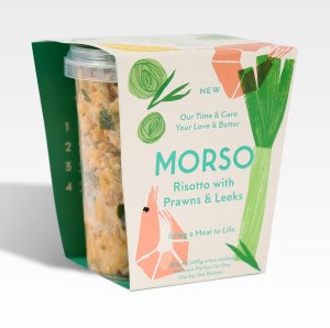Morso Foods - Product Shot - Prawns and Leeks