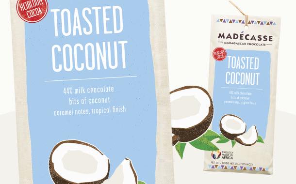 Madécasse adds milk chocolate toasted coconut variant