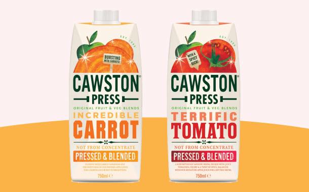 Cawston Press launches carrot and tomato vegetable juices