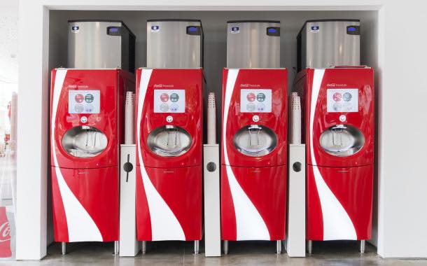Coca-Cola exhibits Freestyle mix-and-dispense machine