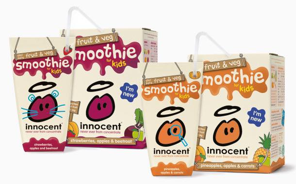Innocent launches fruit and vegetable smoothies for children