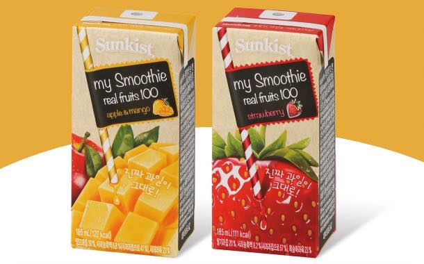 Haitai Beverage launches Sunkist smoothies with juice in Korea
