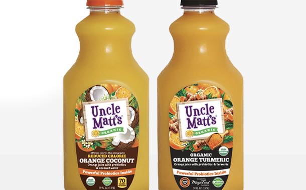 Uncle Matt’s Organic adds new juices with probiotics