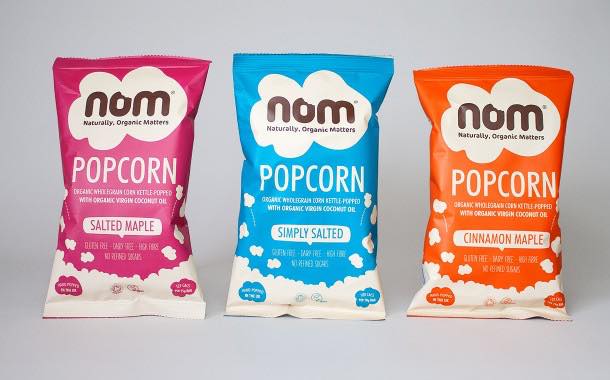 Nom Foods launches organic coconut oil popcorn