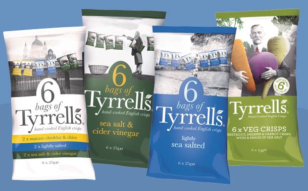 Tyrrells revamps multipacks in adult packed lunch move