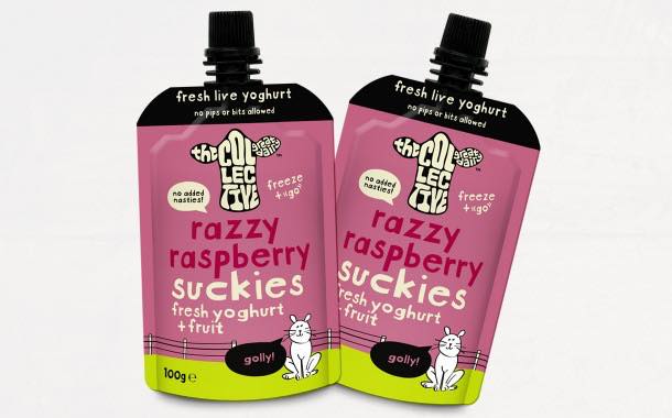 The Collective adds raspberry flavour to kids' pouch range