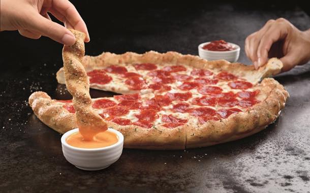 Pizza Hut debuts tearable breadstick pizza crust in the US