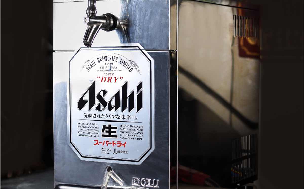 Asahi dispenser side
