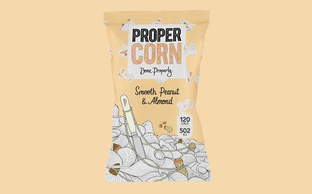 Propercorn adds smooth peanut and almond flavour