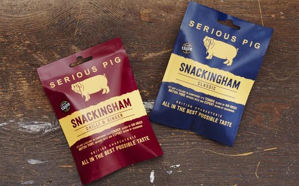 Snacking charcuterie brand Serious Pig adds BrewDog listing