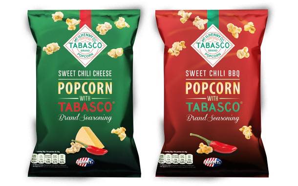 Empire Bespoke Foods launches Tabasco-flavoured popcorns