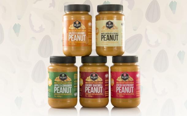 Dr Zak's launches new range of five high-protein peanut spreads