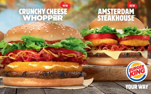 New Burger King menu to offer consumers 'a taste of Europe'