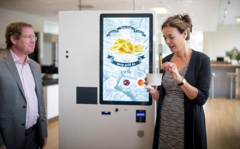 Start-up develops 'first' French fry dispensing vending machine