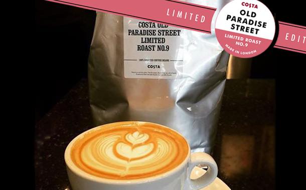 Costa launches Old Paradise Street No. 9 coffee blend
