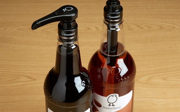 Sweetbird syrups adopts custom branded dispensers from Rieke