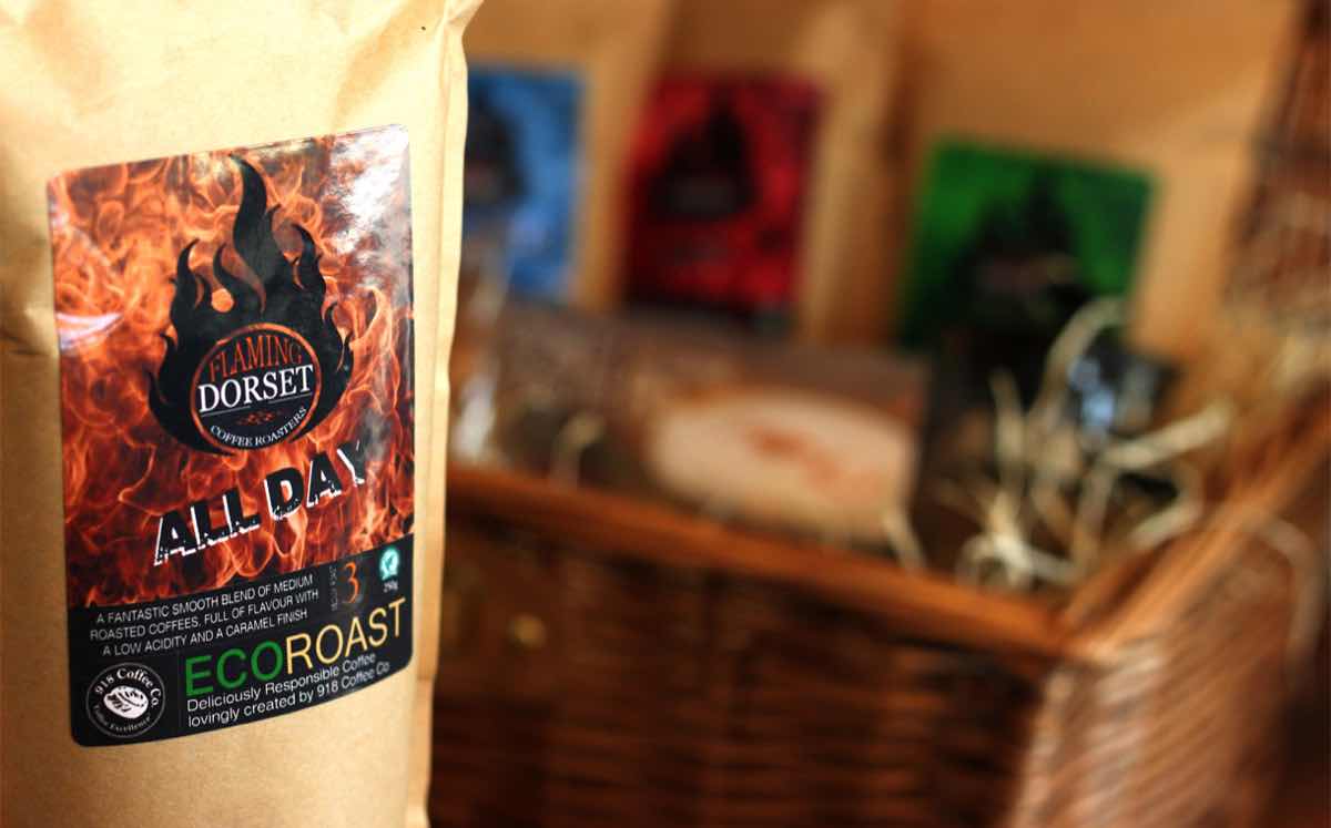 918 Coffee launches Flaming Dorset eco-roasted coffees