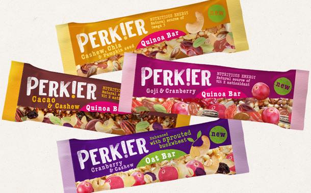 Perkier launches range of innovative plant-based snack bars