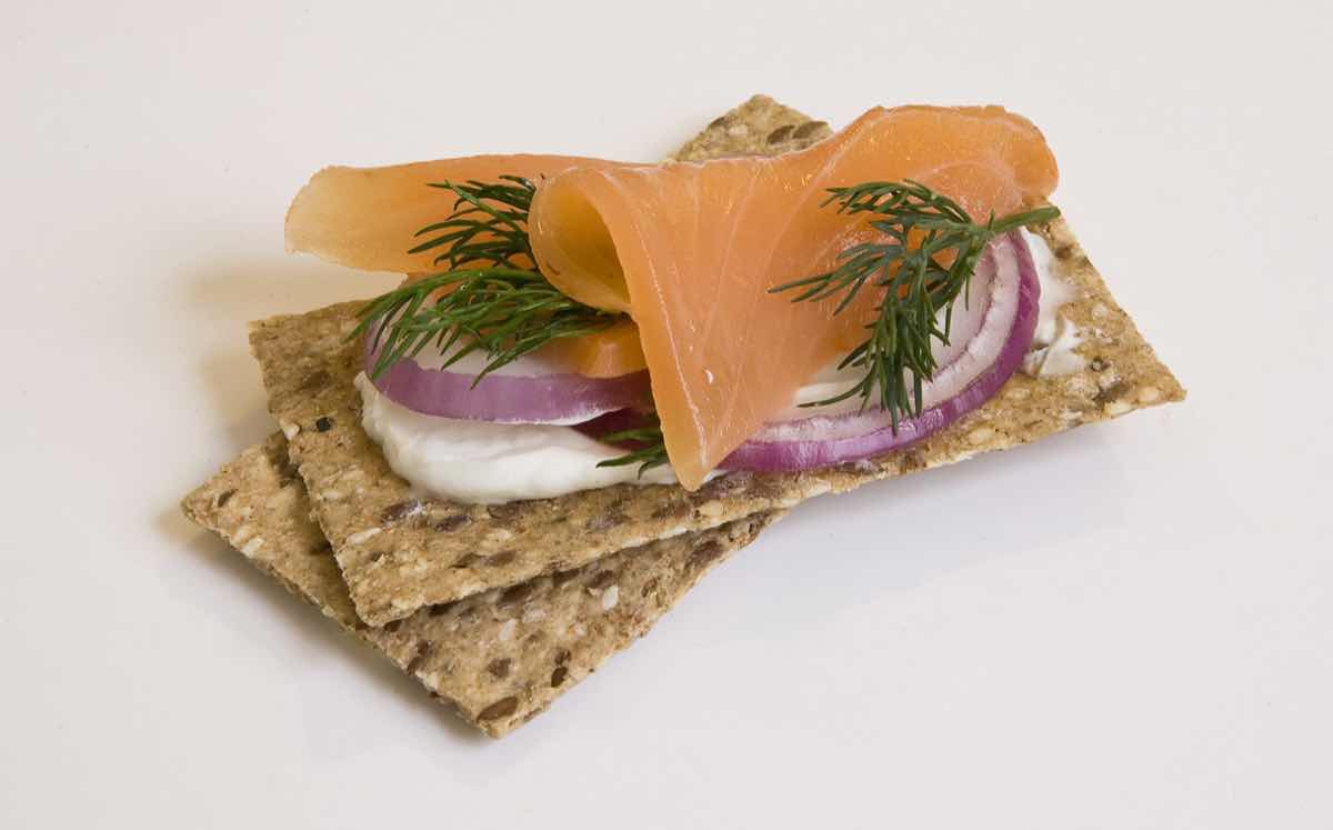 Shelly anne's crackers with salmon1220