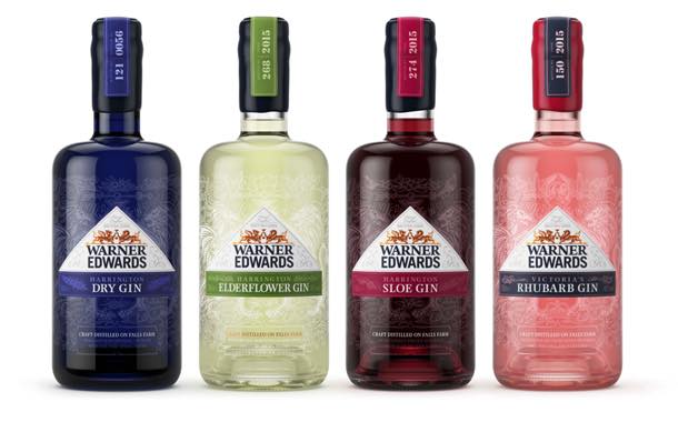 Craft distiller Warner Edwards adopts fresh packaging design