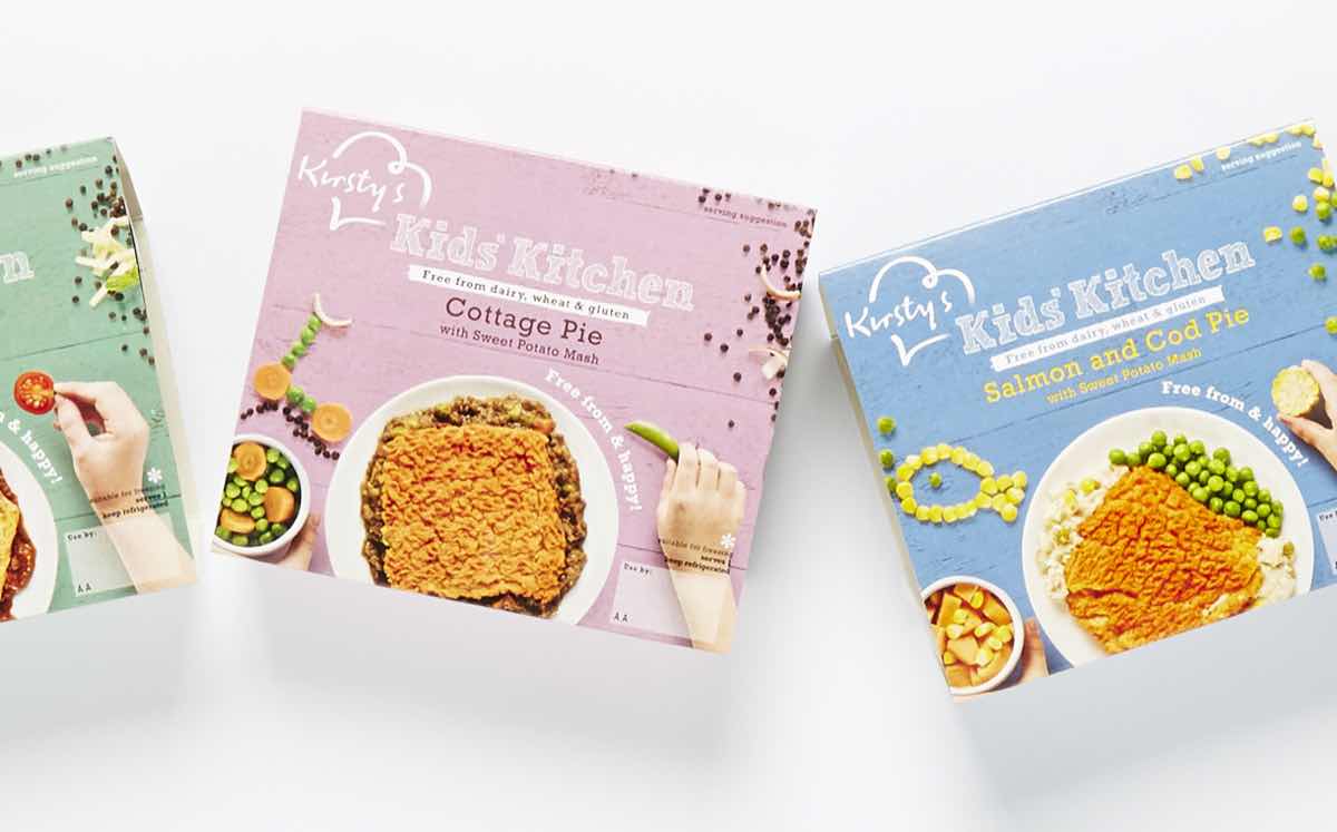Kirsty's Kid's Kitchen unveils branding for new free-from meals range