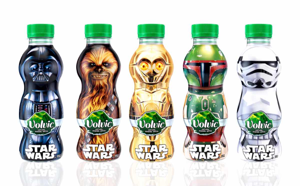 Volvic to release limited edition Star Wars character bottles