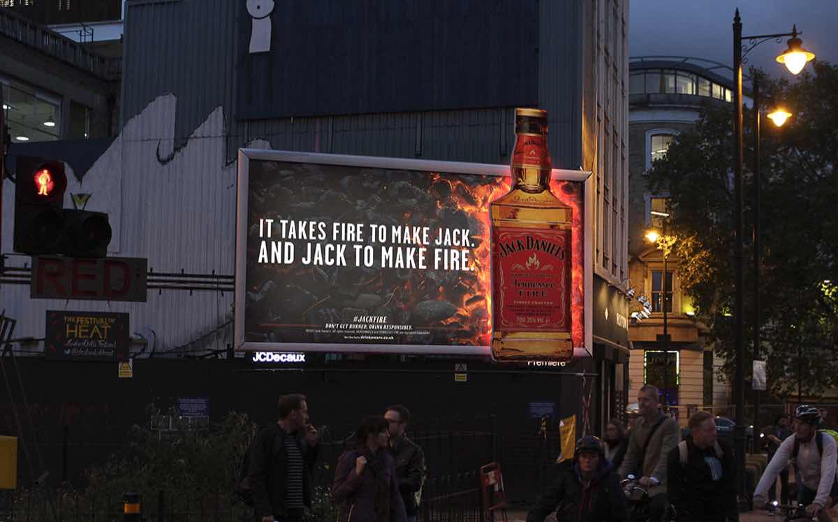 Kinetic creates new out-of-home creative for Jack Daniel's