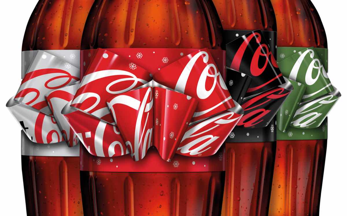 Coca-Cola Enterprises unveils bottle label that turns into a bow