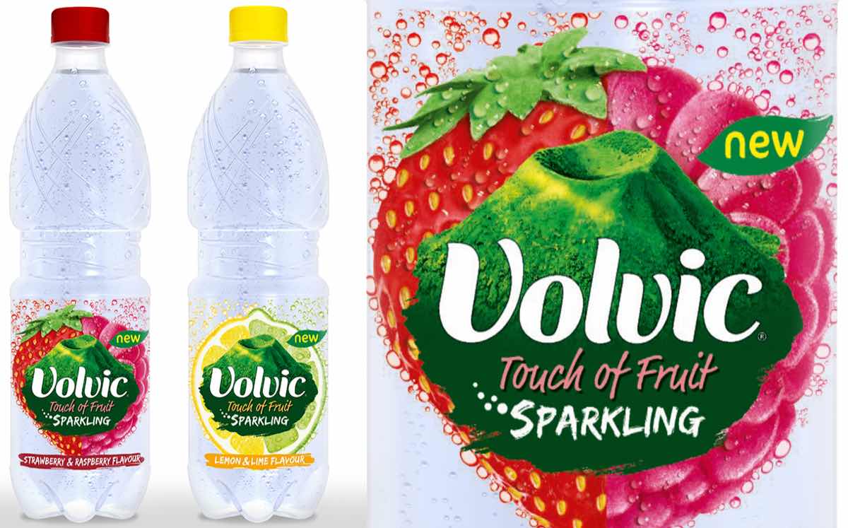 Volvic Touch of Fruit launches new 50cl on-the-go flavoured sparkling range