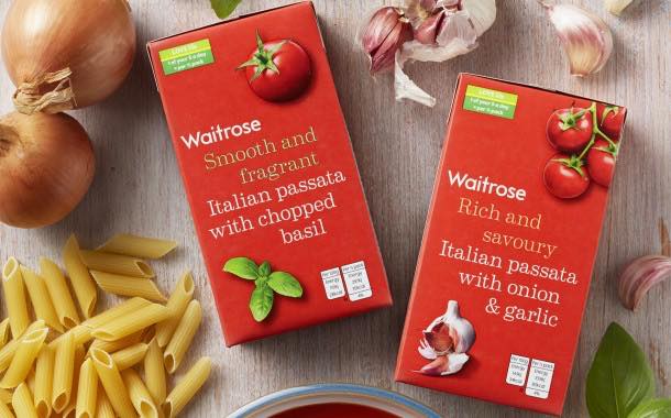 Waitrose makes own-label passata available in carton packs