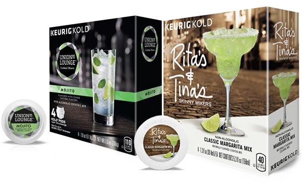 Keurig add cocktail mixer options for Keurig Kold