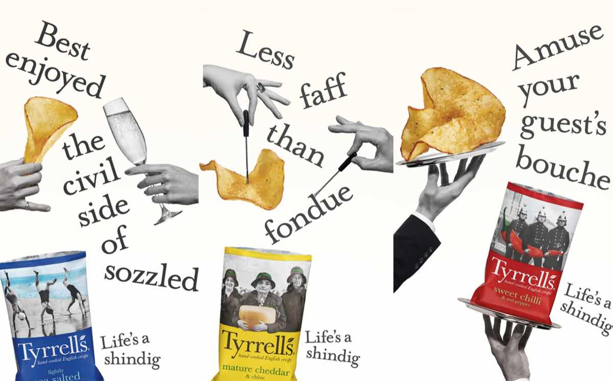 Crisp brand Tyrrells rolls out first UK-wide advertising campaign