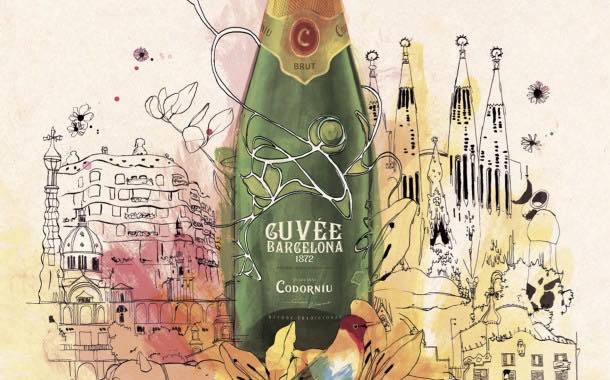 Cava brand Codorníu launches art nouveau advertising campaign