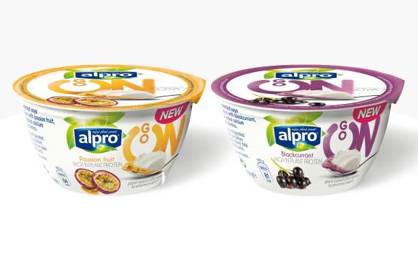 Alpro launches range of single-serve soya yogurt alternatives