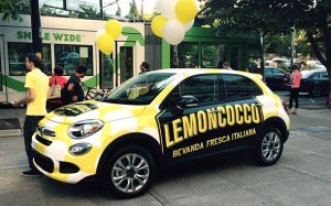 Lemoncocco has also partnered Italian car maker Fiat.