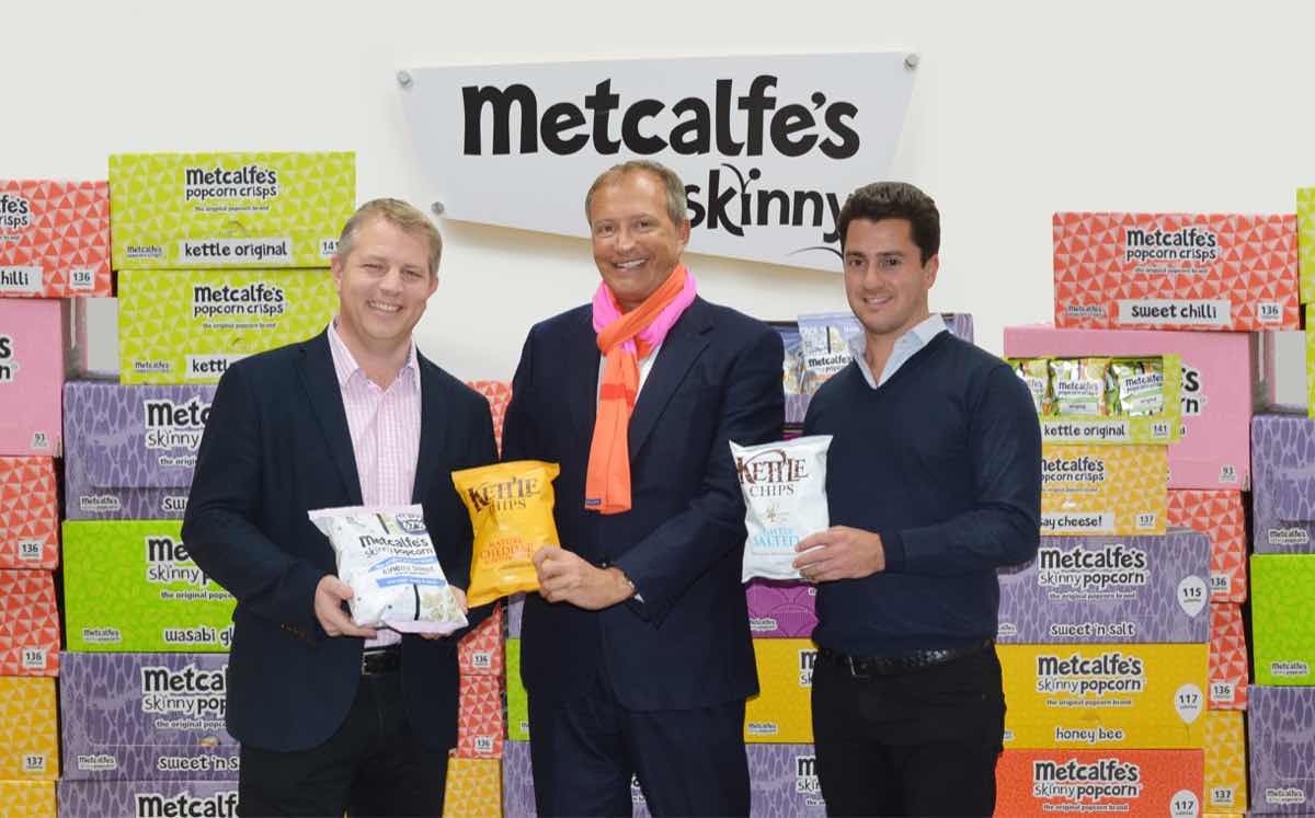 Kettle Chips takes 26% stake in snack brand Metcalfe's Skinny