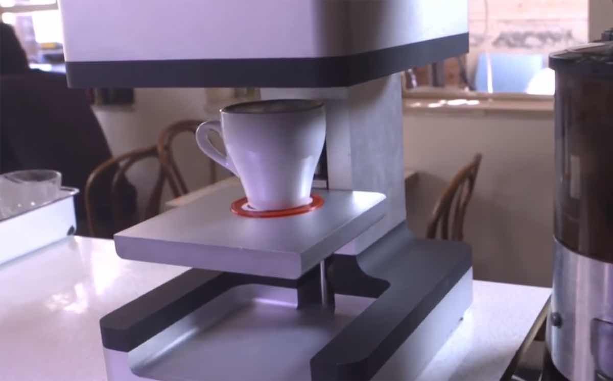Company launches machine that prints foam designs onto coffee