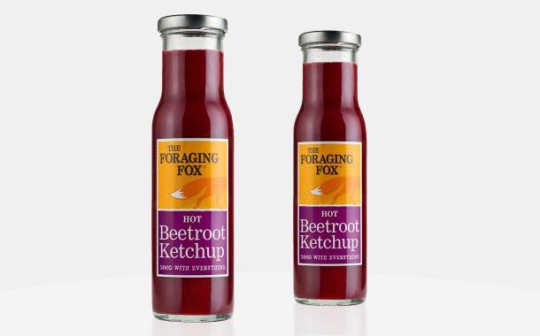 Beetroot ketchup brand The Foraging Fox adds hot edition