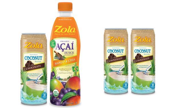 Zola releases flavoured coconut water and mango-chia açaí juice