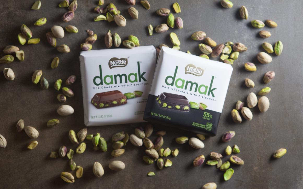 Nestlé brings Turkish pistachio-chocolate brand Damak to the US