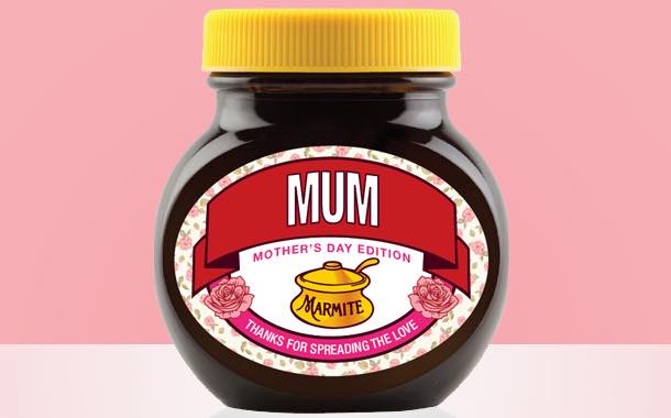 Unilever adds personalised Mother's Day jars of Marmite