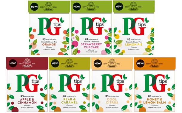 PG Tips broadens green and fruit tea ranges with new flavours