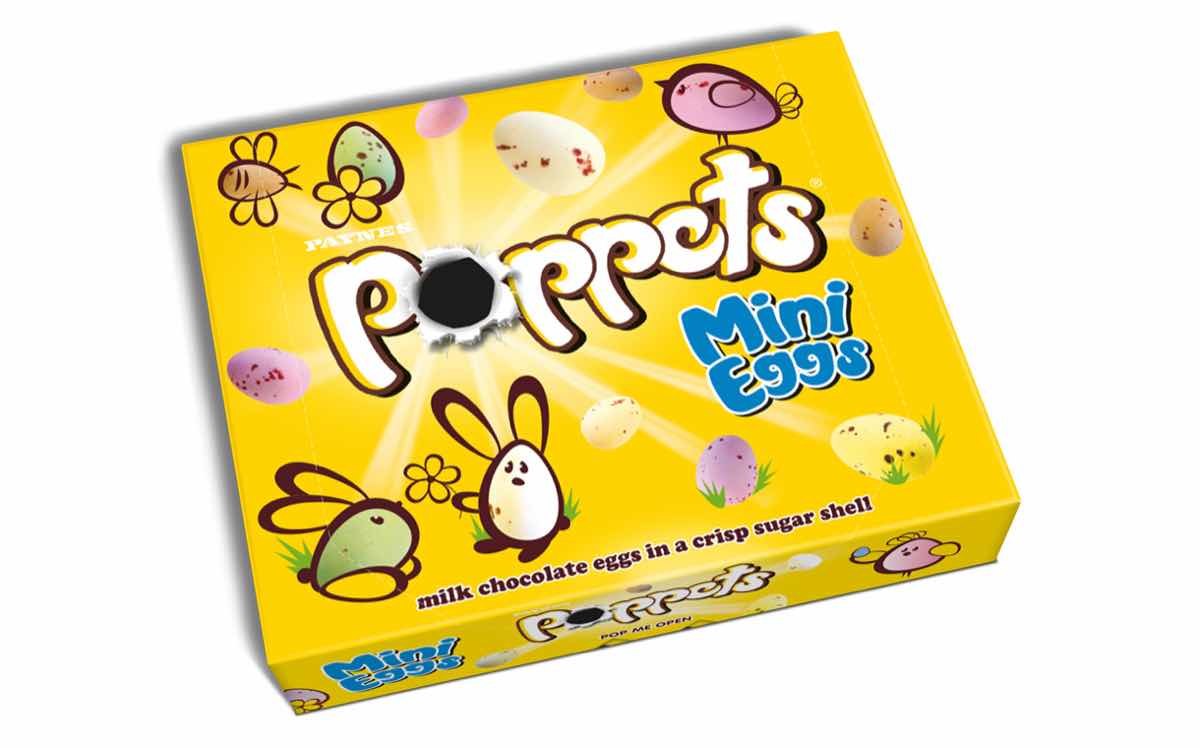 Chocolate brand Poppets adds new Mini Eggs box for Easter