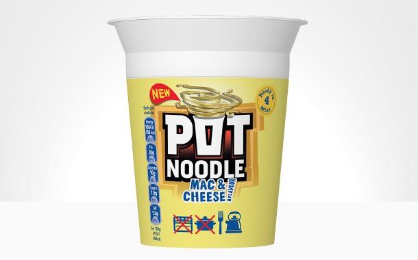 Pot Noodle launches mac and cheese-flavoured 90g pot