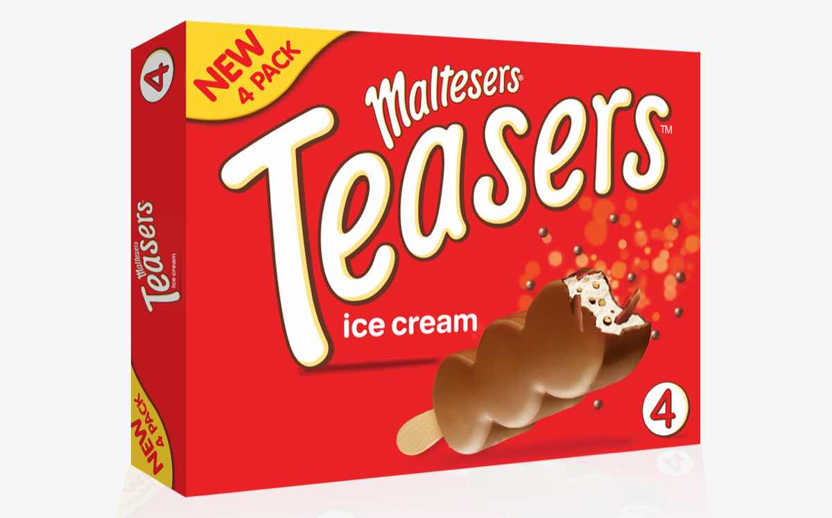 Mars Ice Cream makes Maltesers Teasers available in a four-pack
