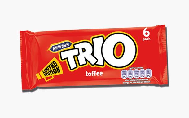 United Biscuits relaunches retro chocolate bar brand Trio