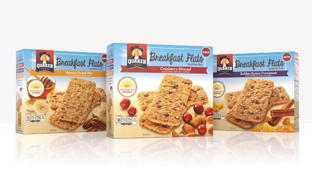 Quaker Oats launches new baked on-the-go Breakfast Flats
